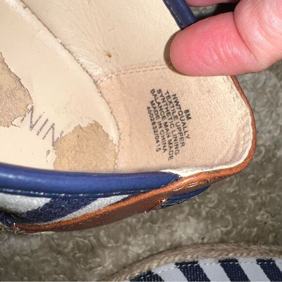 Nine West blue  and White Shoes with Top Quality Materials since 8 - Picture 4 of 5
